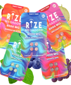 Rize | Grape Ape Mushroom Party Tabs 8000mg (7ps)