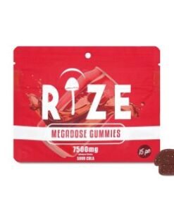 Rize | Sour Cola Mushroom Gummies | Megadose 7500mg – 15ct